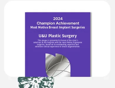2024 Champion Achievement——U&U整形外科獲選Motiva義乳手術量最多診所